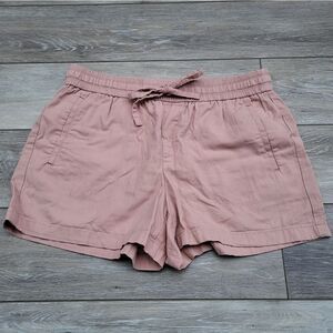 Loft Rose pink summer shorts size small